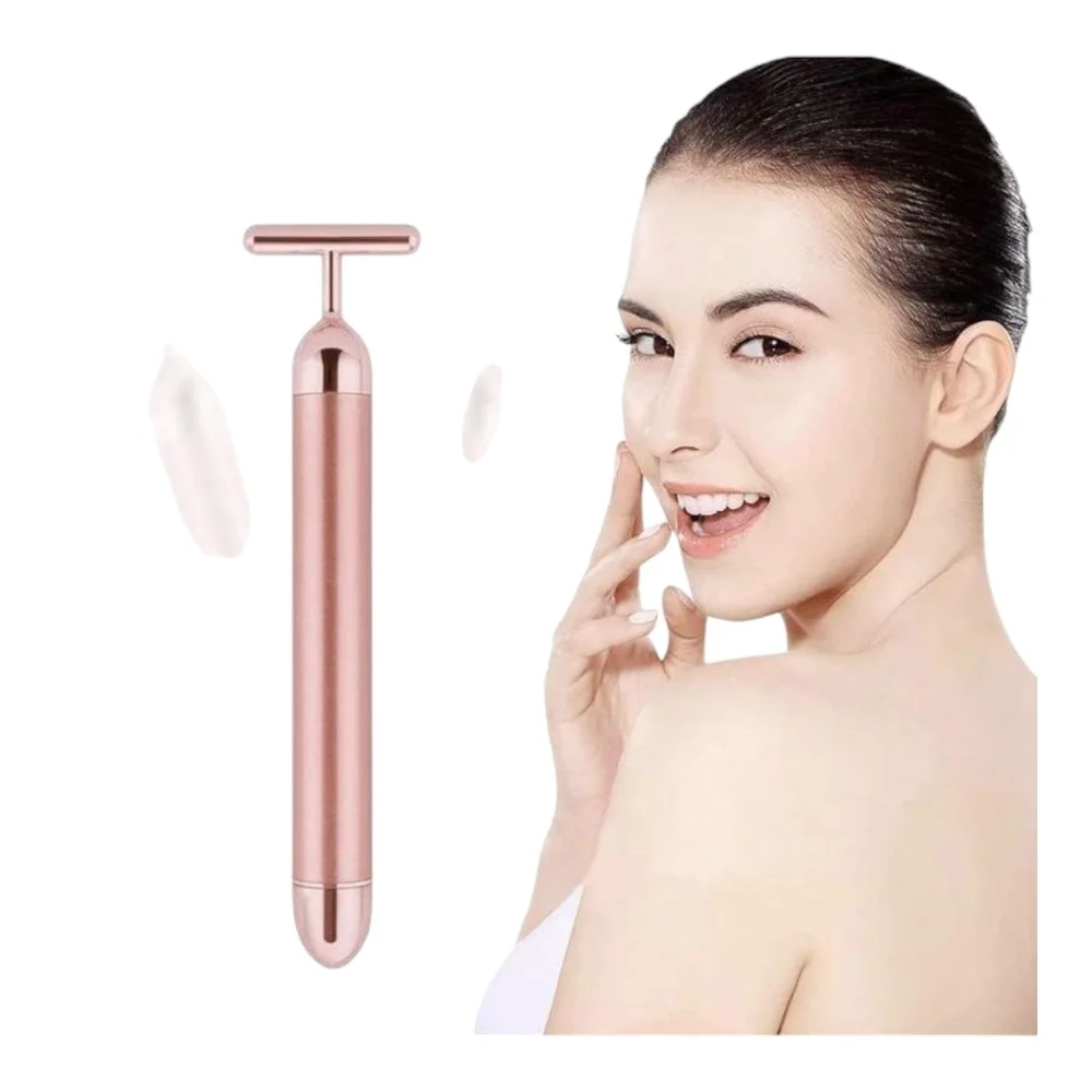Rose Gold Facial Massager